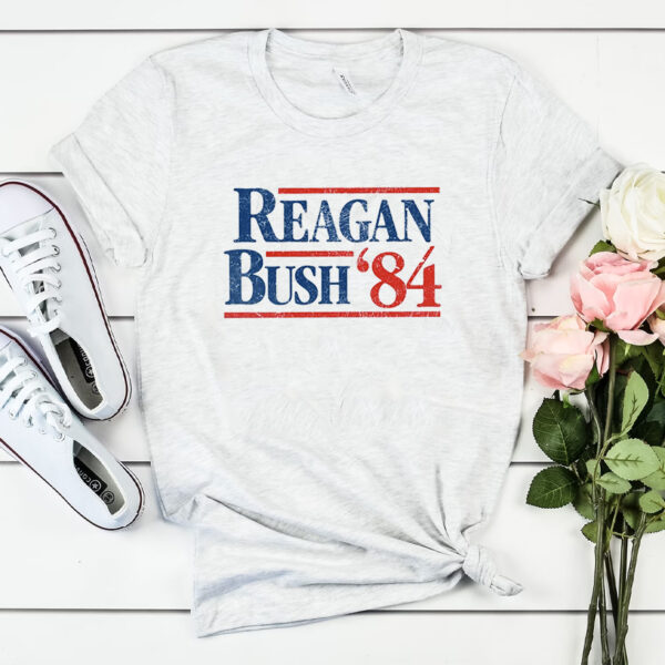 Reagan Bush '84: A Conservative Republican Legacy Embodied on a T-Shirt