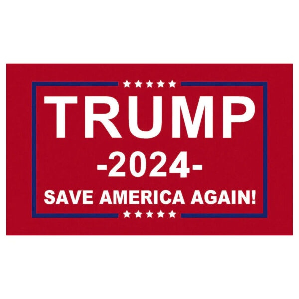 Red Trump Save America Flag 2024: Show Your Patriotism and Support