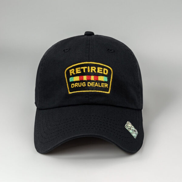 Retired Drug Dealer Chico Design Embroidered Cap: A Symbol of Redemption and Style - Image 2