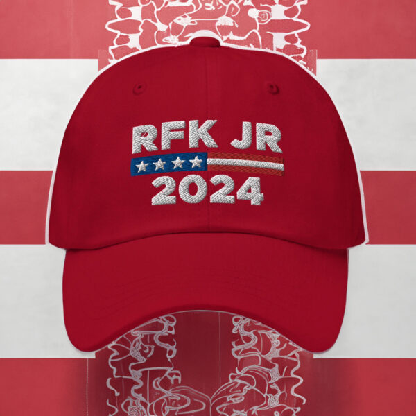 RFK Jr. Embroidered Dad Cap: Show Your Support for RFK Jr. in 2024