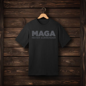 Ryann McEnany Dark MAGA Never Surrender T-Shirts