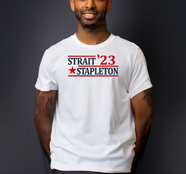 Stapleton Strait 23: Retro Vintage Country Cowboy Western T-Shirt - Image 2