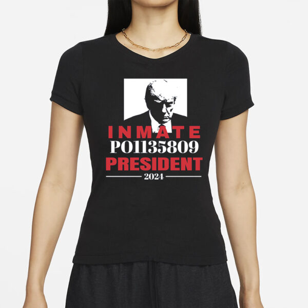 Support Inmate P01135809 for President: Show Your Solidarity with a Statement T-Shirt - Image 2