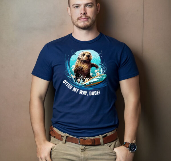 Surfing Otter 841: Unleash Your Inner Otter with Our California-Inspired T-Shirt