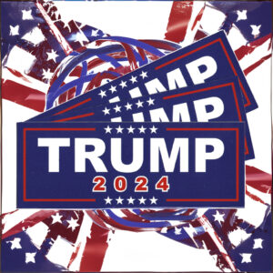 TRUMP 2024 Decals Vinyl 3M™ Bumper Sticker