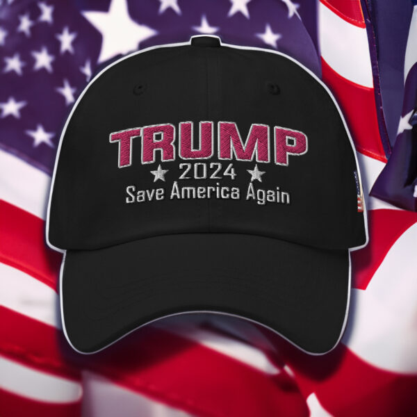 TRUMP 2024: Embroidered "Save America Again" Hat - Image 2