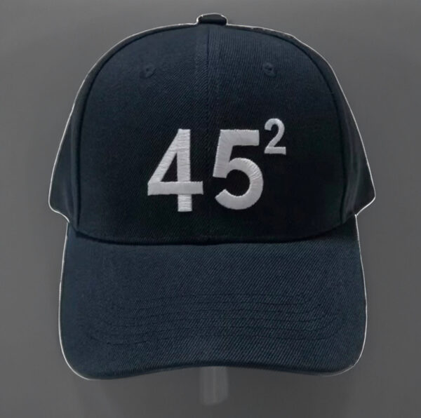 TRUMP 45 Squared: The Ultimate Patriotic Headwear - Image 2