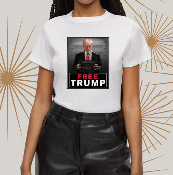 TRUMP MUGSHOT SIGN: The Ultimate Political Statement T-Shirt