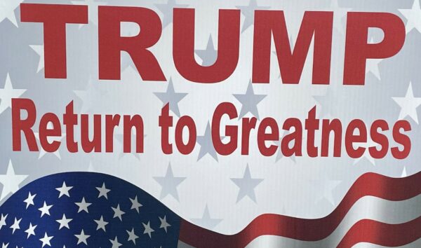 TRUMP 2024: Return to Greatness Yard Sign