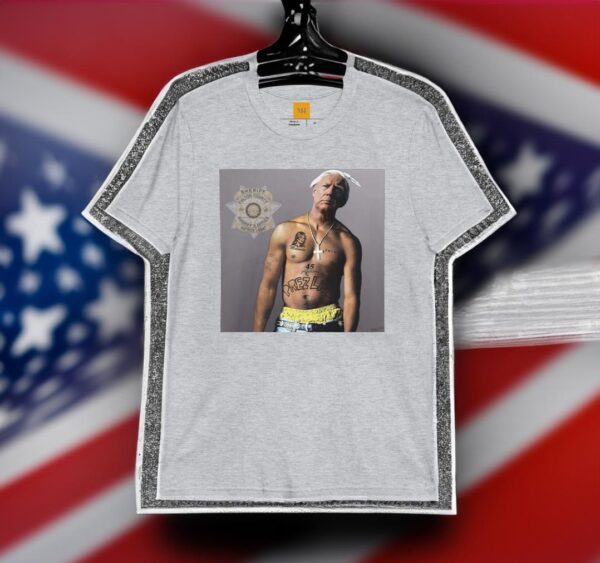 TRUMP x TUPAC: The Iconic Mugshot Mashup T-Shirt - Image 2