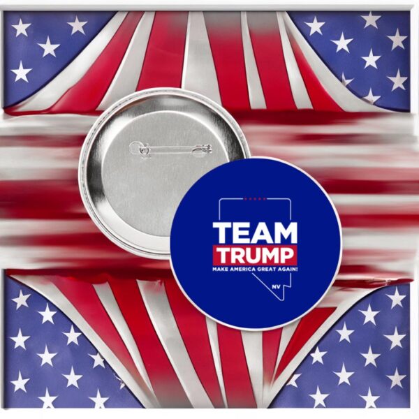 Team Trump Nevada Blue 3" Buttons - Image 3