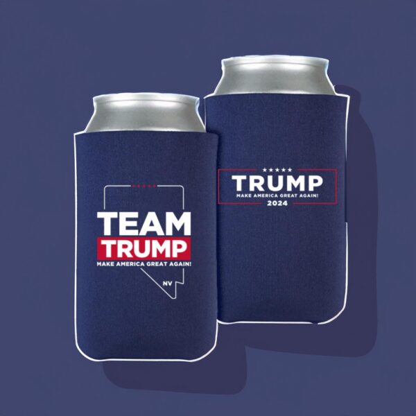 Team Trump 2024 Nevada Navy Beverage Cooler: Keep Your Drinks Cold and Show Your Support