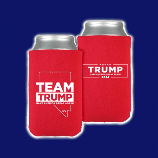 Team Trump 2024 Nevada Red Beverage Cooler: Keep Your Drinks Cold and Show Your Support