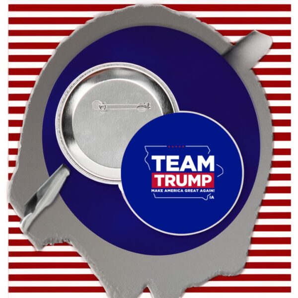 Team Trump Iowa Blue 3" Buttons