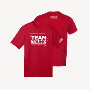 Team Trump Iowa Red Cotton T Shirt