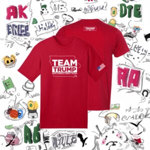 Team Trump Iowa Red Cotton T Shirts