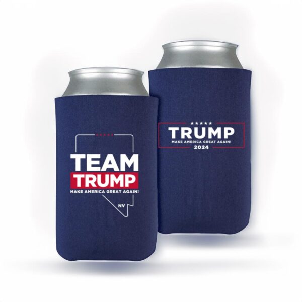 Team Trump 2024 Nevada Navy Beverage Cooler: Keep Your Drinks Cold and Show Your Support - Image 4