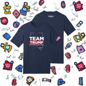 Team Trump Nevada Navy Cotton T Shirt