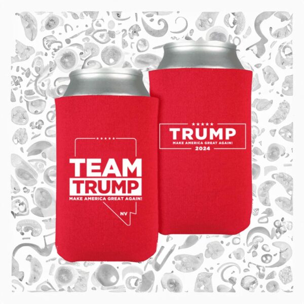 Team Trump 2024 Nevada Red Beverage Cooler: Keep Your Drinks Cold and Show Your Support - Image 2