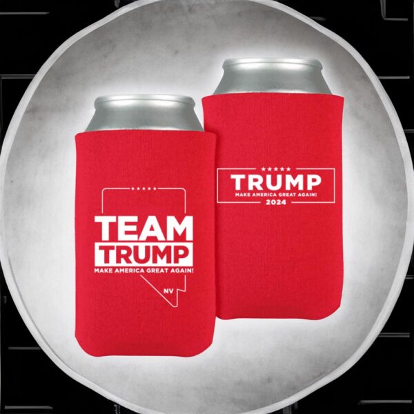 Team Trump 2024 Nevada Red Beverage Cooler: Keep Your Drinks Cold and Show Your Support - Image 3