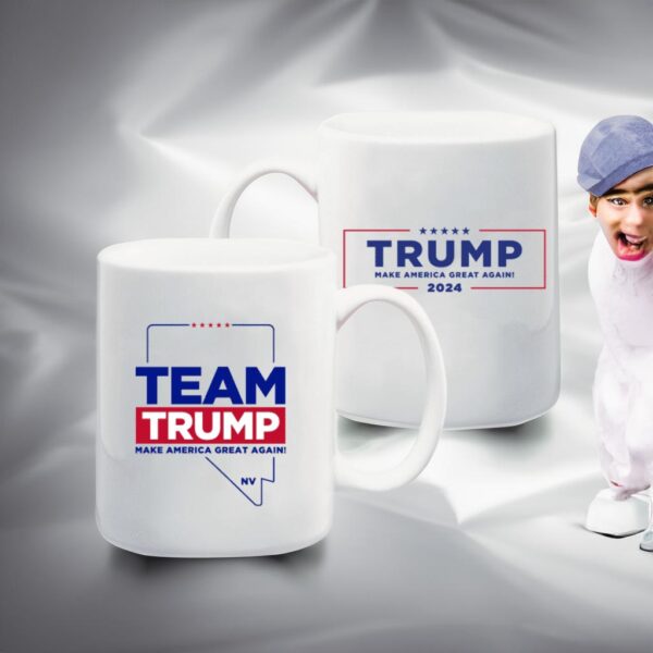 Team Trump Nevada: Show Your Patriotism with Our White Coffee Mug