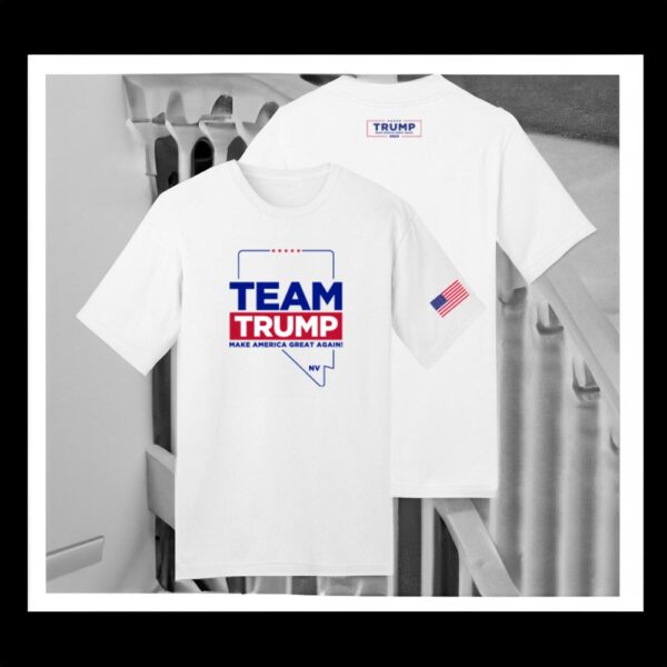 Team Trump Nevada: Show Your Support with Our White Cotton T-Shirt - Image 2