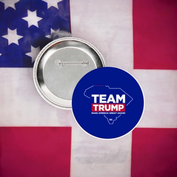 Team Trump South Carolina Blue 3" Buttons