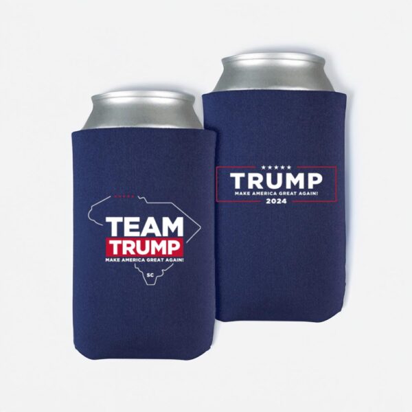 Team Trump South Carolina Navy Beverage Cooler: Patriotic Hydration for the Palmetto State