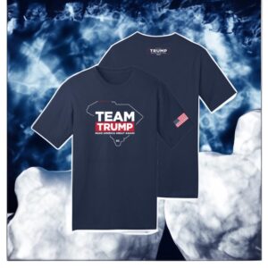 Team Trump South Carolina Navy Cotton T Shirts