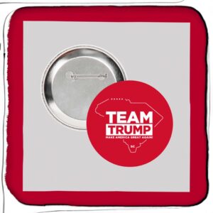 Team Trump South Carolina Red 3 Buttons