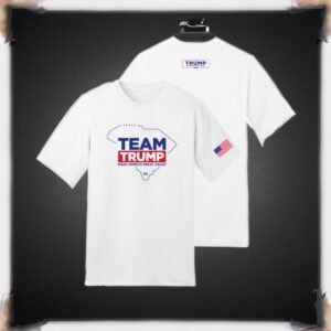 Team Trump South Carolina White Cotton T Shirts