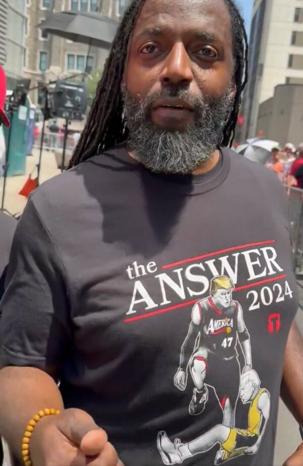 The ANSWER 2024 T-Shirt Trump And Biden