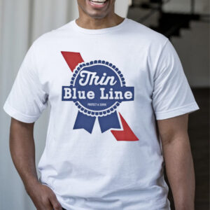 Thin Blue Line Logo Unisex T Shirt