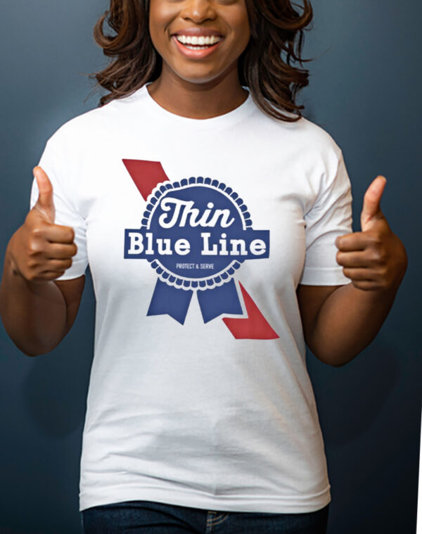 Thin Blue Line Pride: Unisex T-Shirt for Law Enforcement Supporters