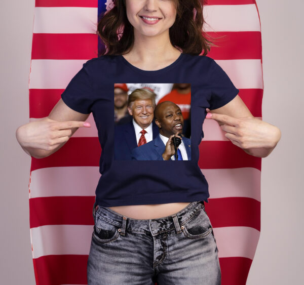 Show Your Support: Tim Scott Donald Trump 2024 T-Shirt - Image 4