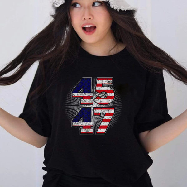 Trump 2024: Show Your Support with Our Hilarious 45 47 Election T-Shirt