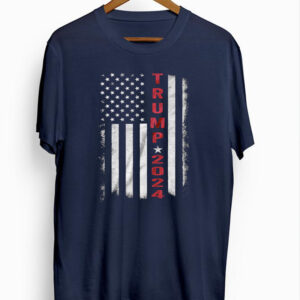 Trump 2024 American Flag Vintage T Shirt