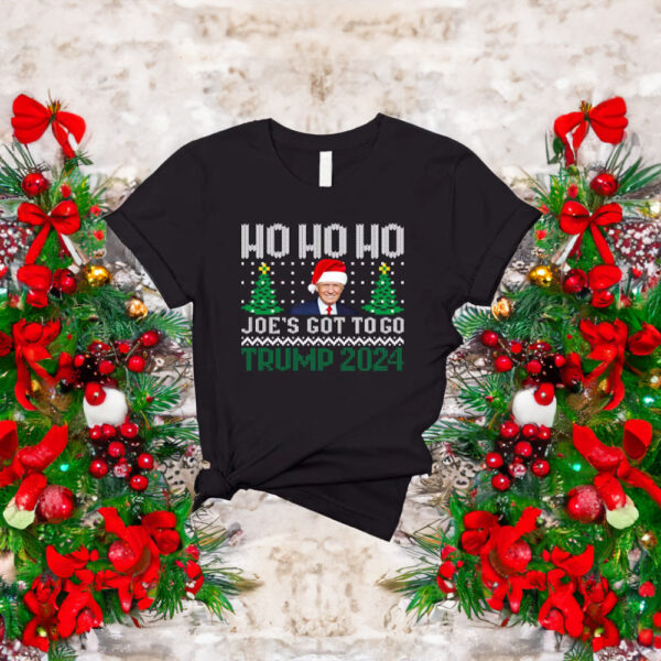 Trump 2024 Christmas Shirt: Sarcastic Anti-Biden Xmas Tee - Image 2