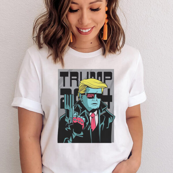 Trump 2024: The Comic Cover T-Shirt for True Patriots