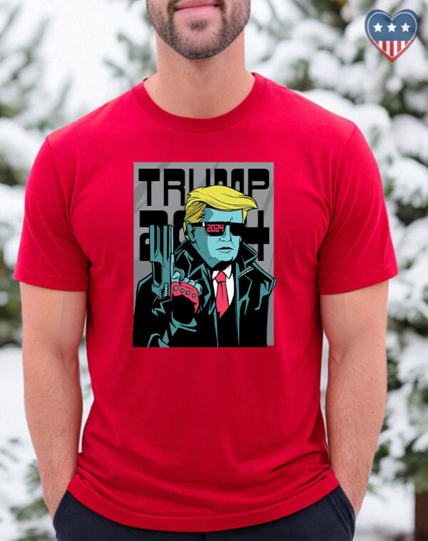 Trump 2024: The Comic Cover T-Shirt for True Patriots