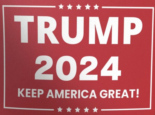 Trump 2024 Double-Sided Yard Sign: Show Your Support for Donald Trump's Election Campaign - Image 2