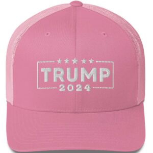 Trump 2024 Hat Trump 2024 Trucker Cap pink