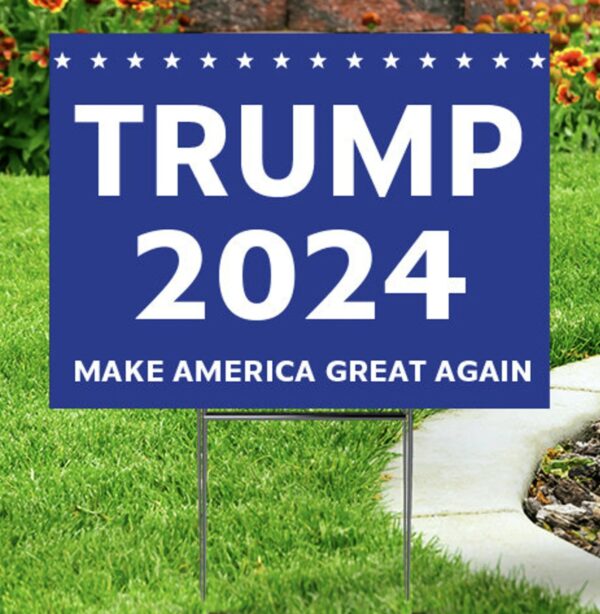 Show Your Support: Trump 2024 MAGA 47 Yard Sign - Image 2