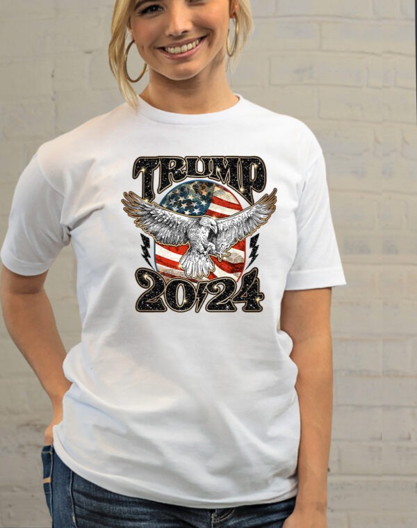 Show Your Support: Trump 2024 MAGA Distressed T-Shirt - Image 2