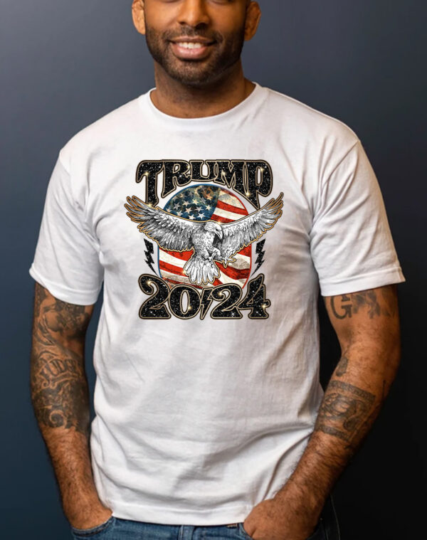 Show Your Support: Trump 2024 MAGA Distressed T-Shirt