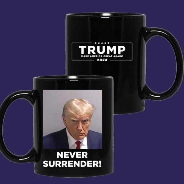 Never Surrender: The Ultimate Black Coffee Mug for Unstoppable Spirits - Image 2