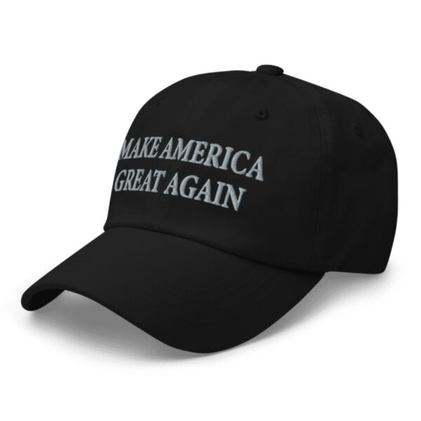 Trump 2024 Never Surrender Black MAGA Dad Hat Cap