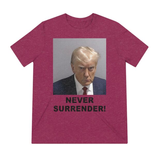 Trump 2024: Never Surrender - Show Your Support with Our Exclusive T-Shirt - Image 5