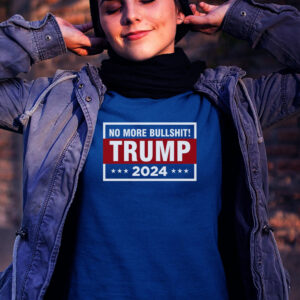 Trump 2024 No More BS Save America USA Vote T Shirts