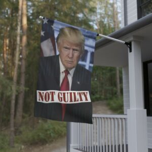 Trump 2024 Not Guilty Garden Flag